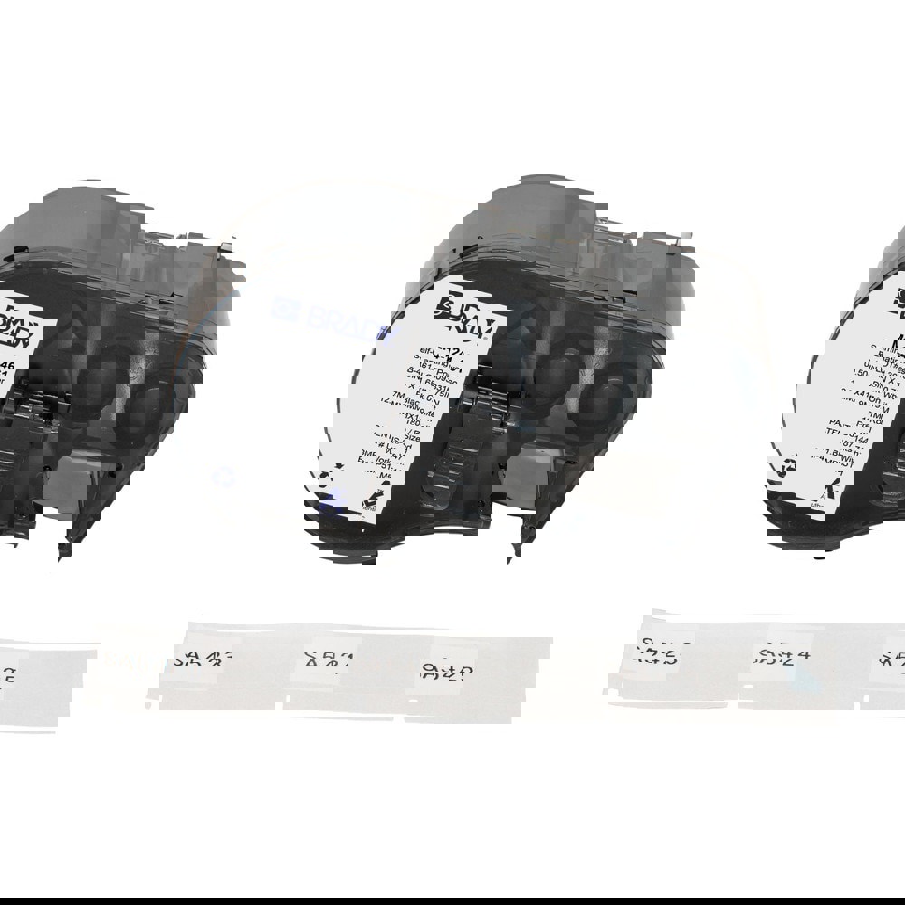 Labels, Ribbons & Tapes; Application: Self-Laminating Labels ; Type: Self-Laminating Labels ; Color Family: White ; Color: Black on White, Clear ; Number Of Labels Per Roll: 180 ; For Use With: BMP41; BMP51; BMP53; M511