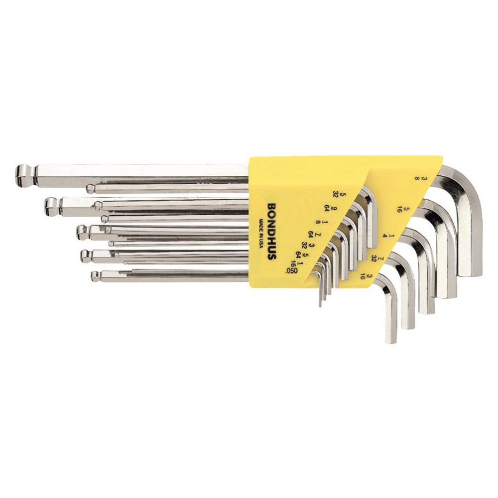 Hex Key: 10 mm, Ball End, L-Handle, Extra Long Arm