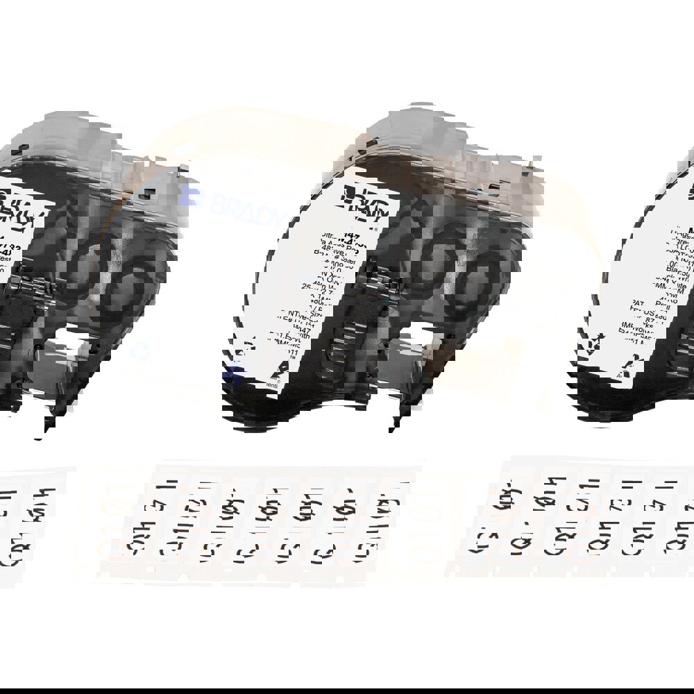 Labels, Ribbons & Tapes; Application: Label Printer Cartridge ; Type: Label Printer Cartridge ; Color Family: White ; Color: Black on White ; Number Of Labels Per Roll: 480 ; For Use With: BMP41; BMP51; BMP53; M511