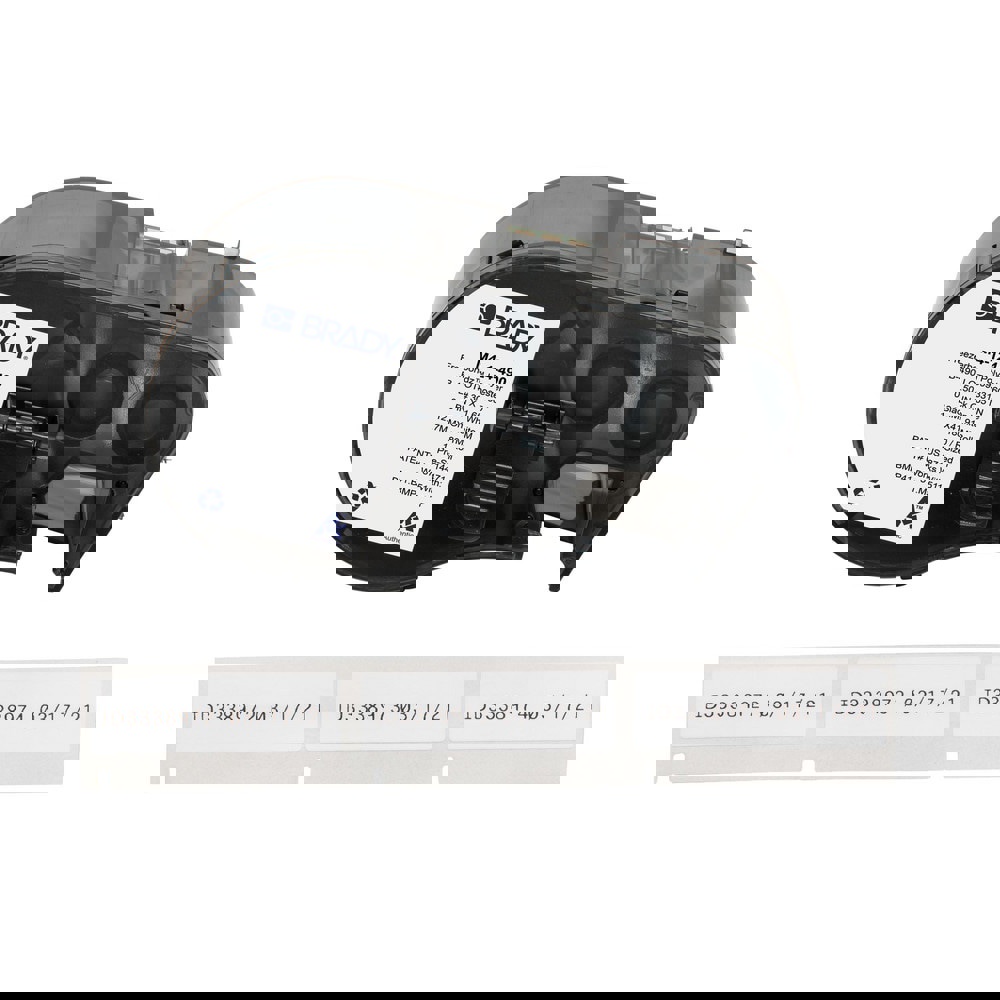 Labels, Ribbons & Tapes; Application: Label Printer Cartridge ; Type: Label Printer Cartridge ; Color Family: White ; Color: Black on White ; Number Of Labels Per Roll: 180 ; For Use With: BMP41; BMP51; BMP53; M511