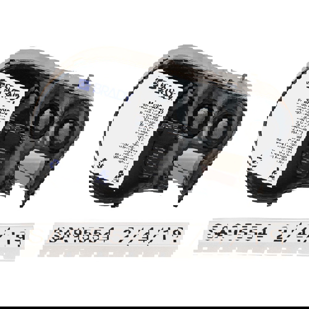 Labels, Ribbons & Tapes; Application: Label Printer Cartridge ; Type: Label Printer Cartridge ; Color Family: White ; Color: Black on White ; For Use With: BMP41; BMP51; BMP53; M511 ; Material: Polyester