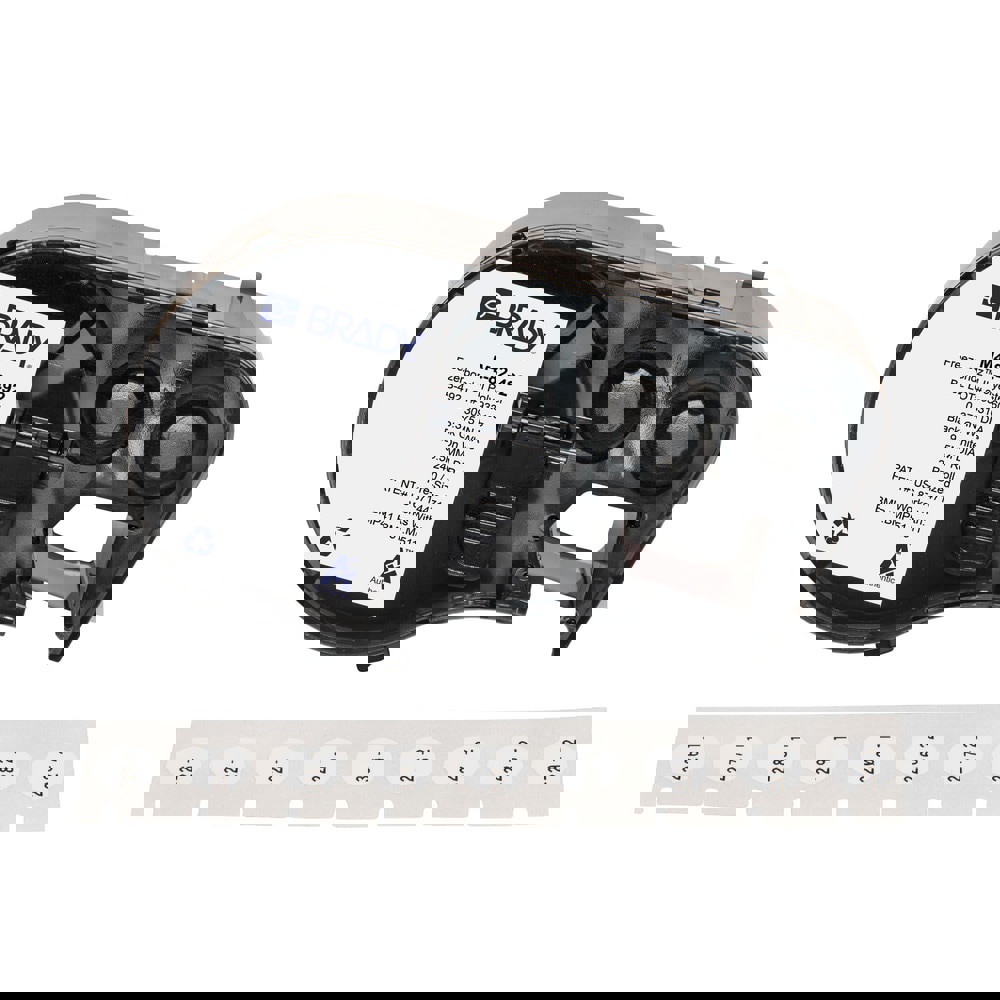 Labels, Ribbons & Tapes; Application: Label Printer Cartridge ; Type: Label Printer Cartridge ; Color Family: White ; Color: Black on White ; Number Of Labels Per Roll: 240 ; Label Diameter (Inch): 3/8