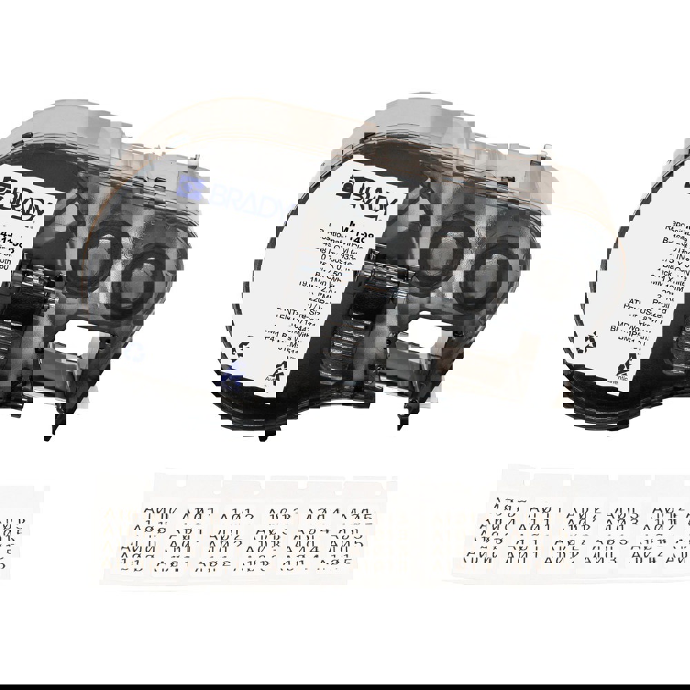 Labels, Ribbons & Tapes; Application: Label Printer Cartridge ; Type: Label Printer Cartridge ; Color Family: White ; Color: Black on White ; Number Of Labels Per Roll: 220 ; For Use With: BMP41; BMP51; BMP53; M511