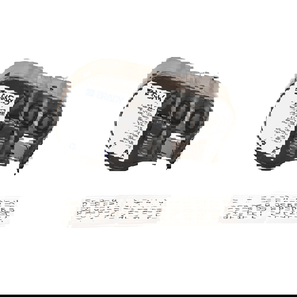 Labels, Ribbons & Tapes; Application: Label Printer Cartridge ; Type: Label Printer Cartridge ; Color Family: White ; Color: Black on White ; Number Of Labels Per Roll: 100 ; For Use With: BMP41; BMP51; BMP53; M511