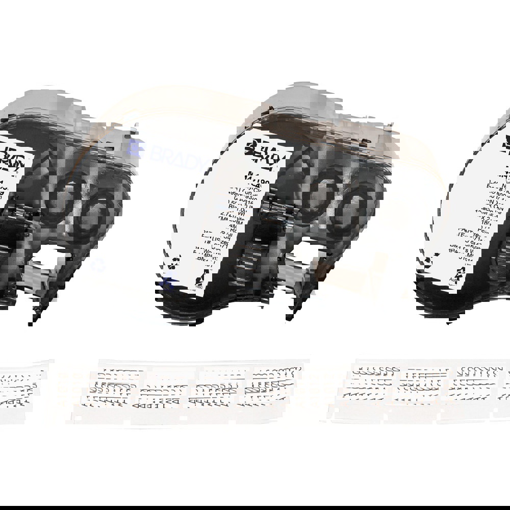 Labels, Ribbons & Tapes; Application: Label Printer Cartridge ; Type: Label Printer Cartridge ; Color Family: White ; Color: Black on White ; Number Of Labels Per Roll: 180 ; For Use With: BMP41; BMP51; BMP53; M511