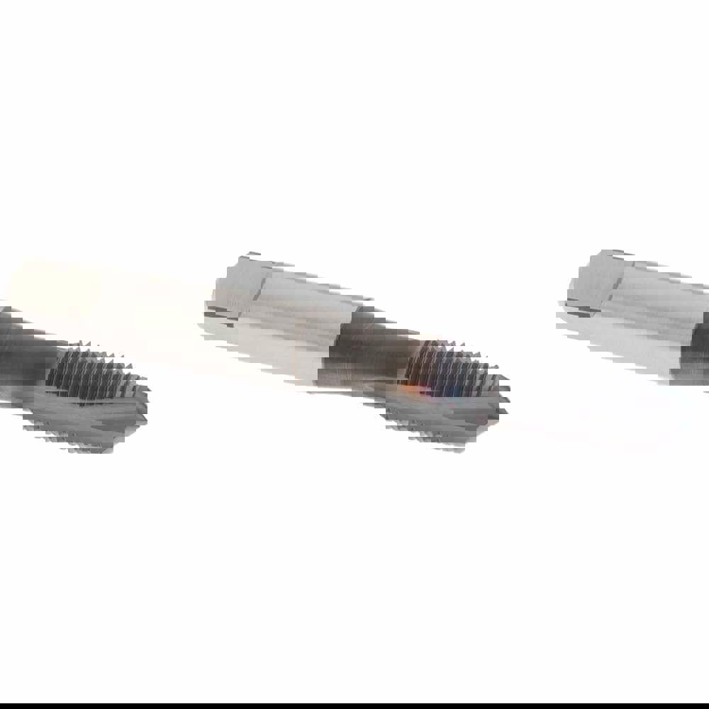 Spiral Point Tap: 3/8-24 UNF, 3 Flutes, Plug, 3B Class of Fit, Powdered Metal, TiCN Coated