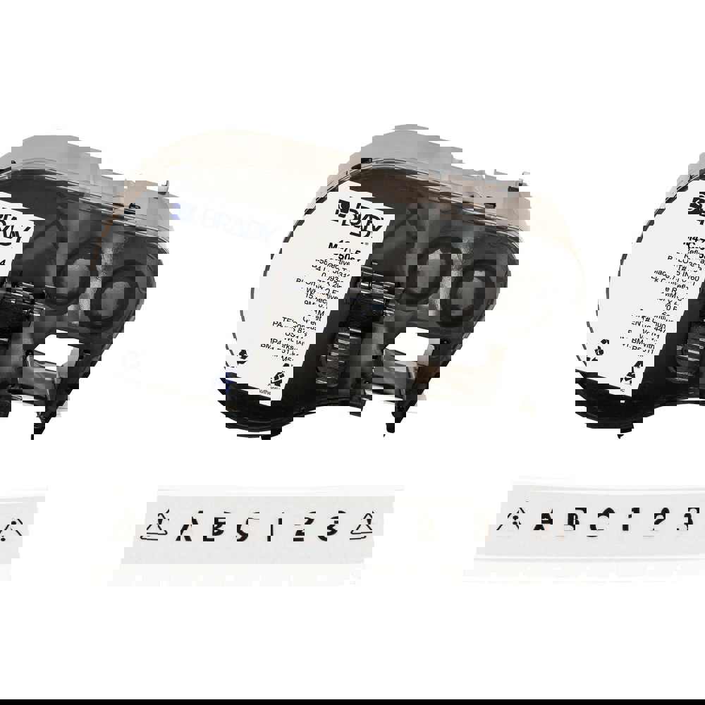 Labels, Ribbons & Tapes; Application: Label Printer Cartridge ; Type: Label Printer Cartridge ; Color Family: White ; Color: Black on White ; For Use With: BMP41; BMP51; BMP53; M511 ; Material: Plastic