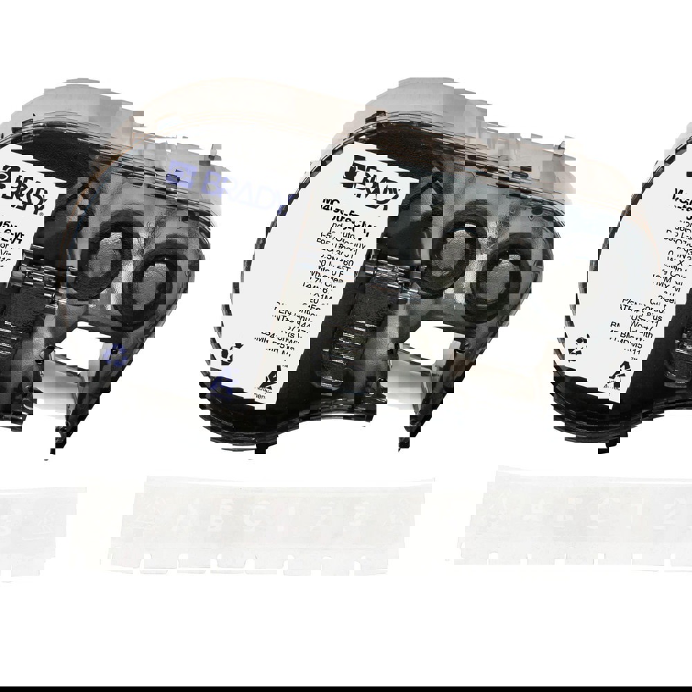 Labels, Ribbons & Tapes; Application: Label Printer Cartridge ; Type: Label Printer Cartridge ; Color Family: Clear ; Color: White on Clear ; For Use With: BMP41; BMP51; BMP53; M511 ; Material: Vinyl