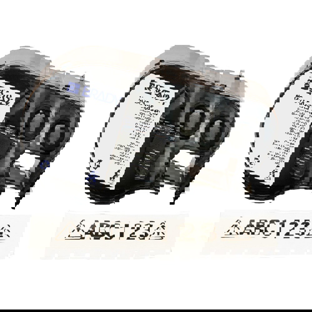 Labels, Ribbons & Tapes; Application: Label Printer Cartridge ; Type: Label Printer Cartridge ; Color Family: Clear ; Color: Black on Clear ; For Use With: BMP41; BMP51; BMP53; M511 ; Material: Vinyl