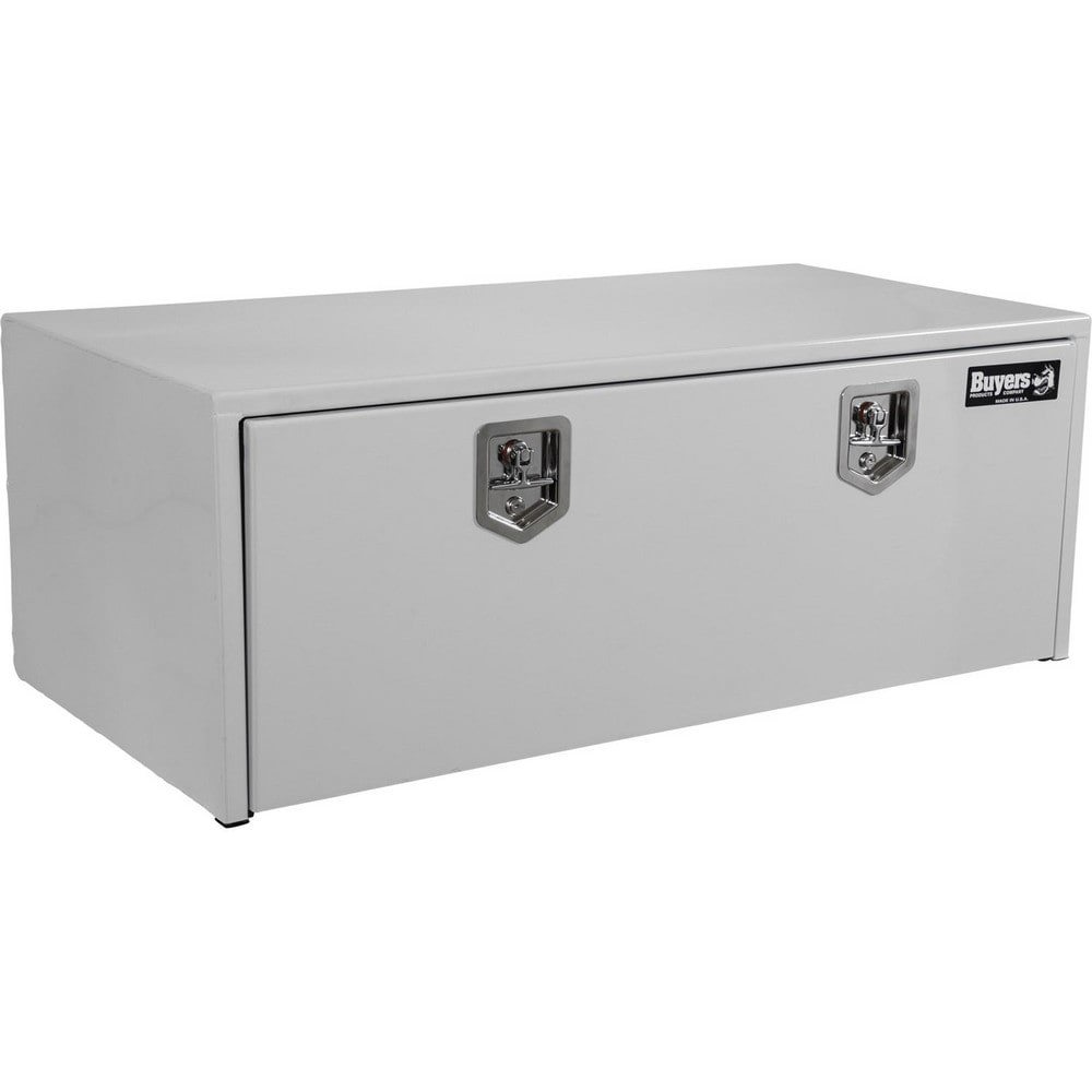 Truck Tool Storage Units; Type: Underbody Box ; For Use With: Trucks ; Storage Capacity (Cu. Ft.): 11.9 ; Color: Gloss White ; Material: Carbon Steel ; Locking Mechanism: Latch