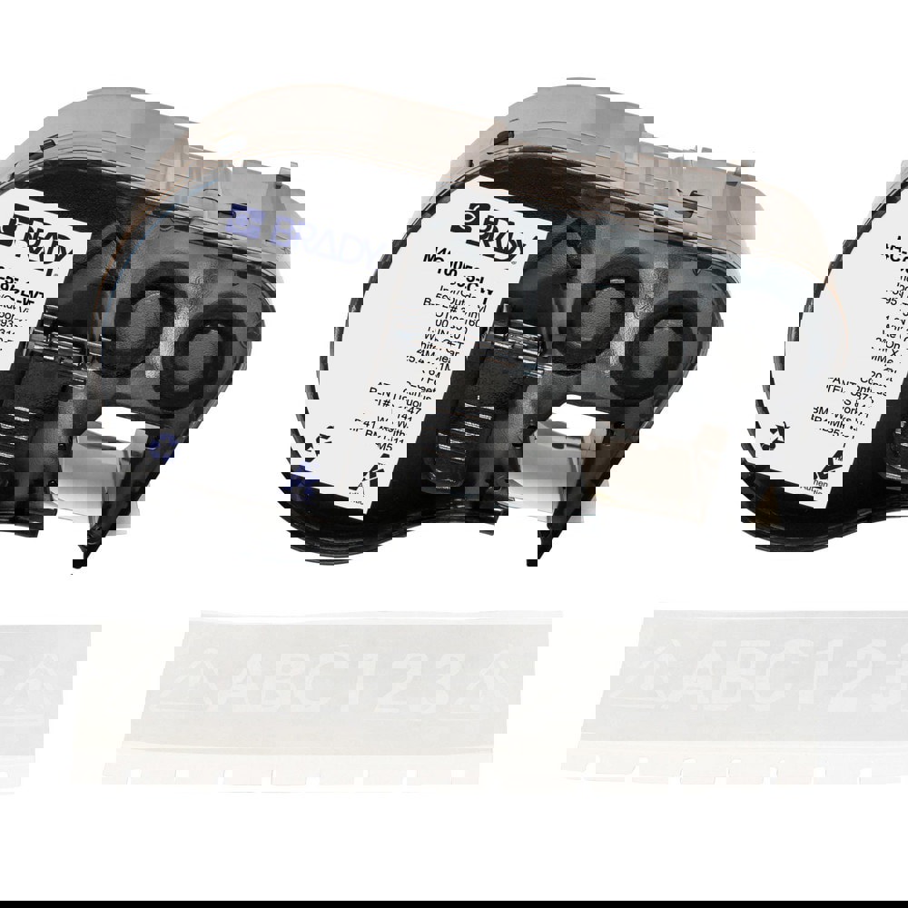 Labels, Ribbons & Tapes; Application: Label Printer Cartridge ; Type: Label Printer Cartridge ; Color Family: Clear ; Color: White on Clear ; For Use With: BMP41; BMP51; BMP53; M511 ; Width (Inch): 1