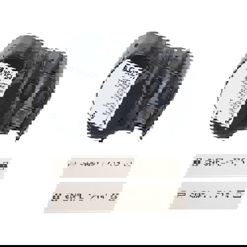 Labels, Ribbons & Tapes; Application: Label Printer Cartridge ; Type: Label Printer Cartridge ; Color Family: White ; Color: Black on White ; For Use With: BMP51; BMP53; M511 ; Material: Paper