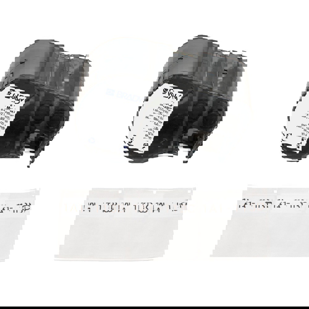 Labels, Ribbons & Tapes; Application: Self-Laminating Labels ; Type: Self-Laminating Labels ; Color Family: White ; Color: Black on White, Clear ; Number Of Labels Per Roll: 180 ; For Use With: BMP51; BMP53; M511