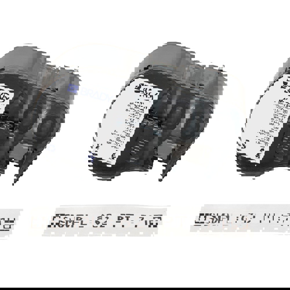 Labels, Ribbons & Tapes; Application: Label Printer Cartridge ; Type: Label Printer Cartridge ; Color Family: White ; Color: Black on White ; For Use With: BMP41; BMP51; BMP53; M511 ; Material: Polyester