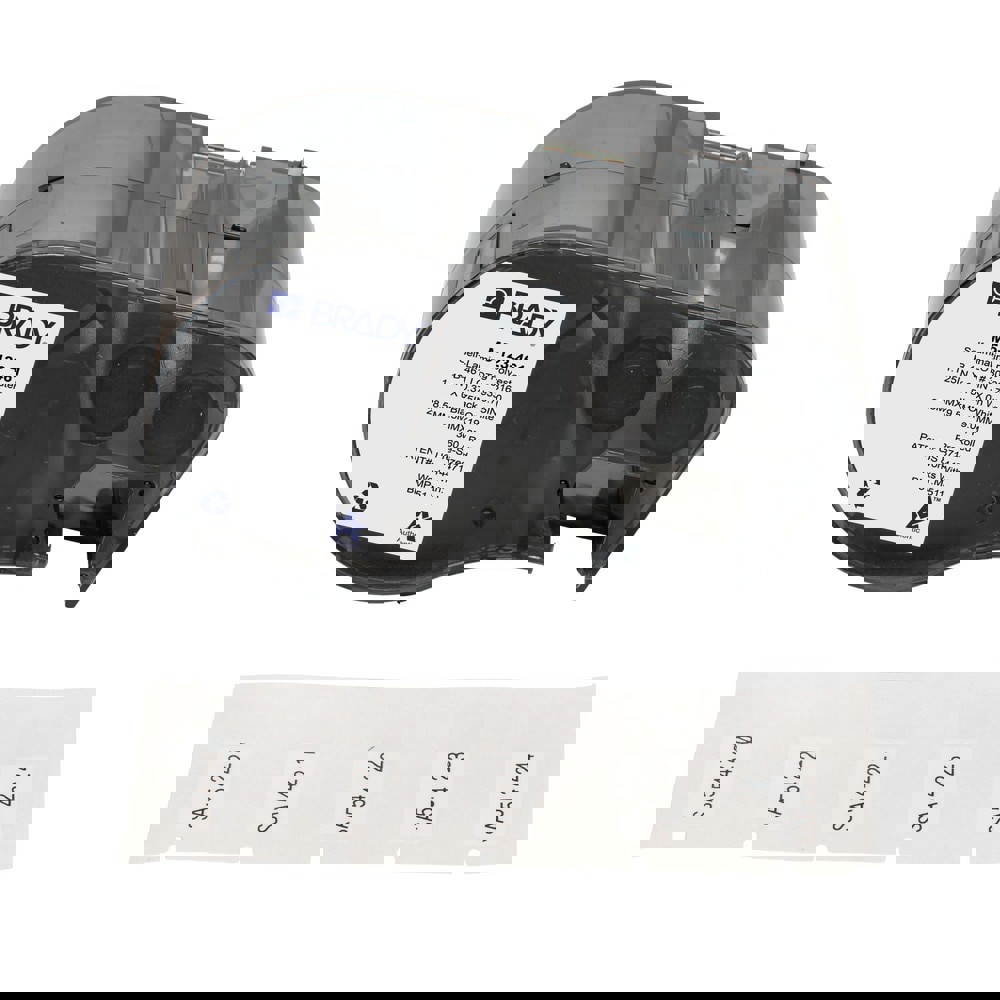 Labels, Ribbons & Tapes; Application: Self-Laminating Labels ; Type: Self-Laminating Labels ; Color Family: White ; Color: Black on White, Clear ; Number Of Labels Per Roll: 360 ; For Use With: BMP51; BMP53; M511