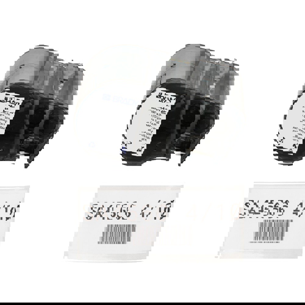 Labels, Ribbons & Tapes; Application: Label Printer Cartridge ; Type: Label Printer Cartridge ; Color Family: White ; Color: Black on White ; Number Of Labels Per Roll: 80 ; For Use With: BMP51; BMP53; M511