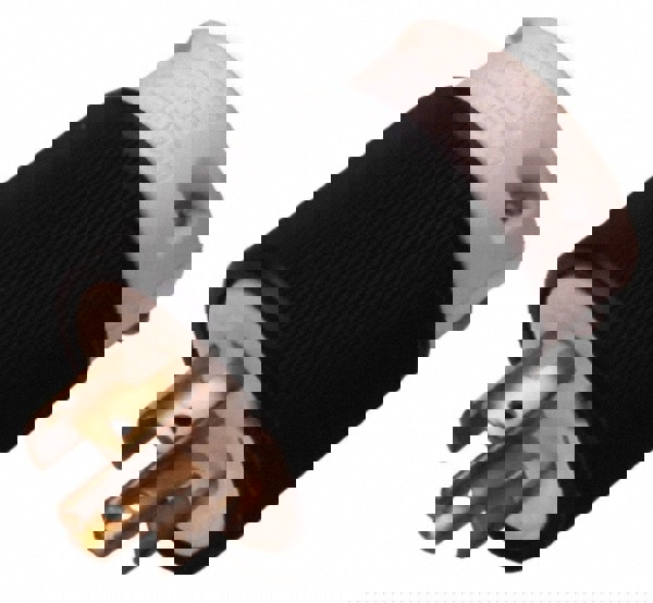 Straight Blade Adapter: Industrial, 5-15, Yellow