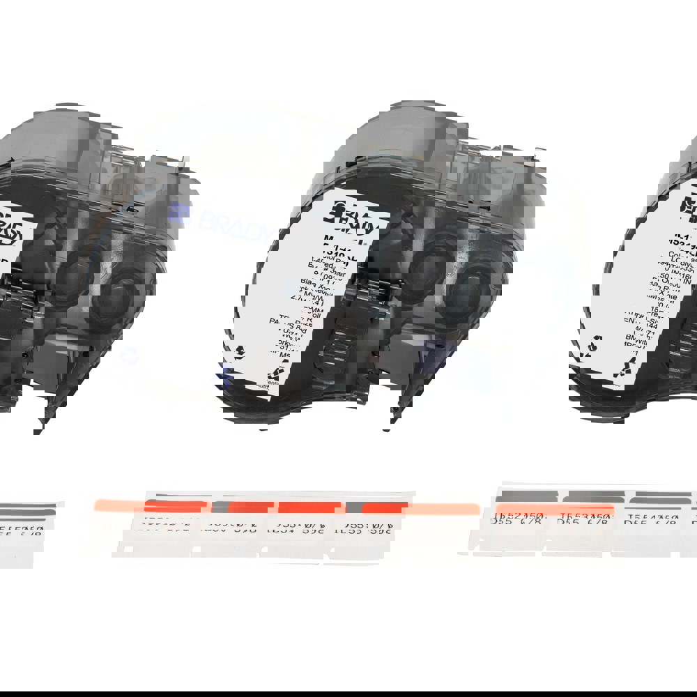 Labels, Ribbons & Tapes; Application: Label Printer Cartridge ; Type: Label Printer Cartridge ; Color Family: Red ; Color: Black on Red, White ; Number Of Labels Per Roll: 180 ; For Use With: BMP51; BMP53; M511