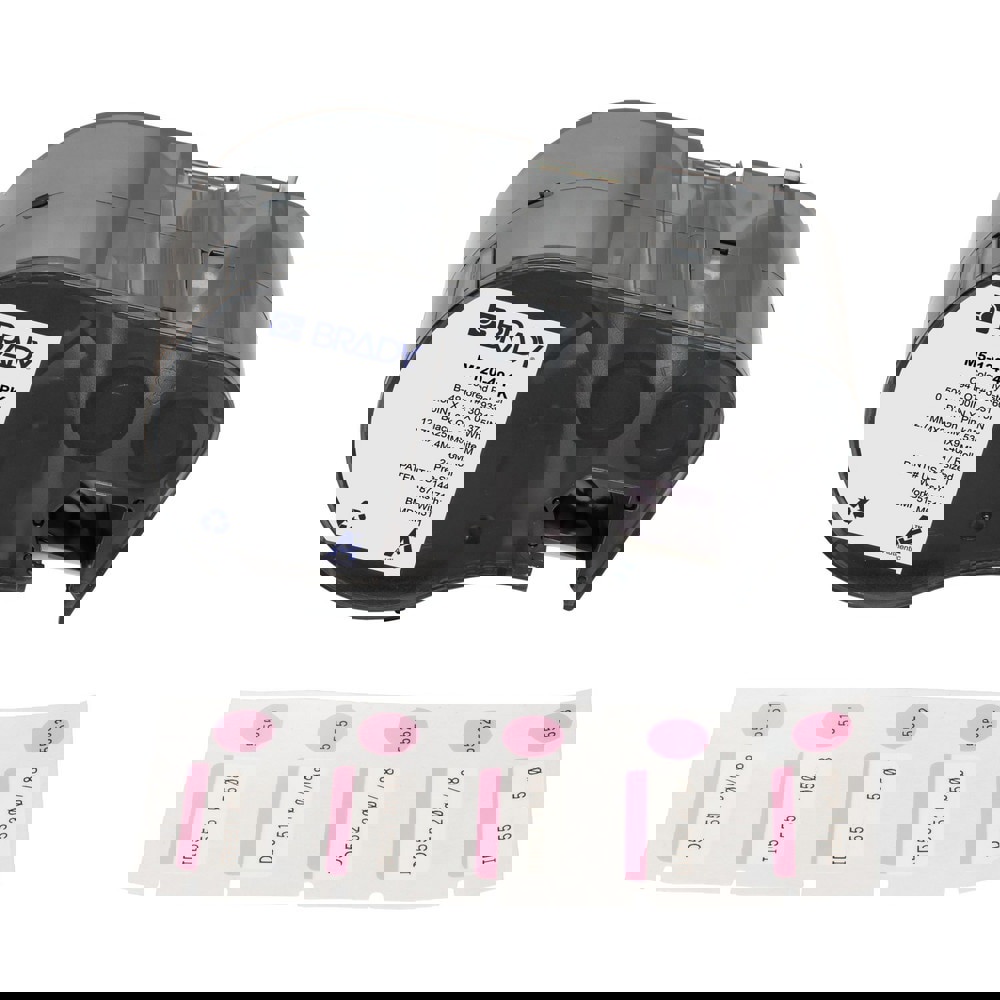 Labels, Ribbons & Tapes; Application: Label Printer Cartridge ; Type: Label Printer Cartridge ; Color Family: Pink ; Color: Black on Pink, White ; Number Of Labels Per Roll: 240 ; Label Diameter (Inch): 3/8