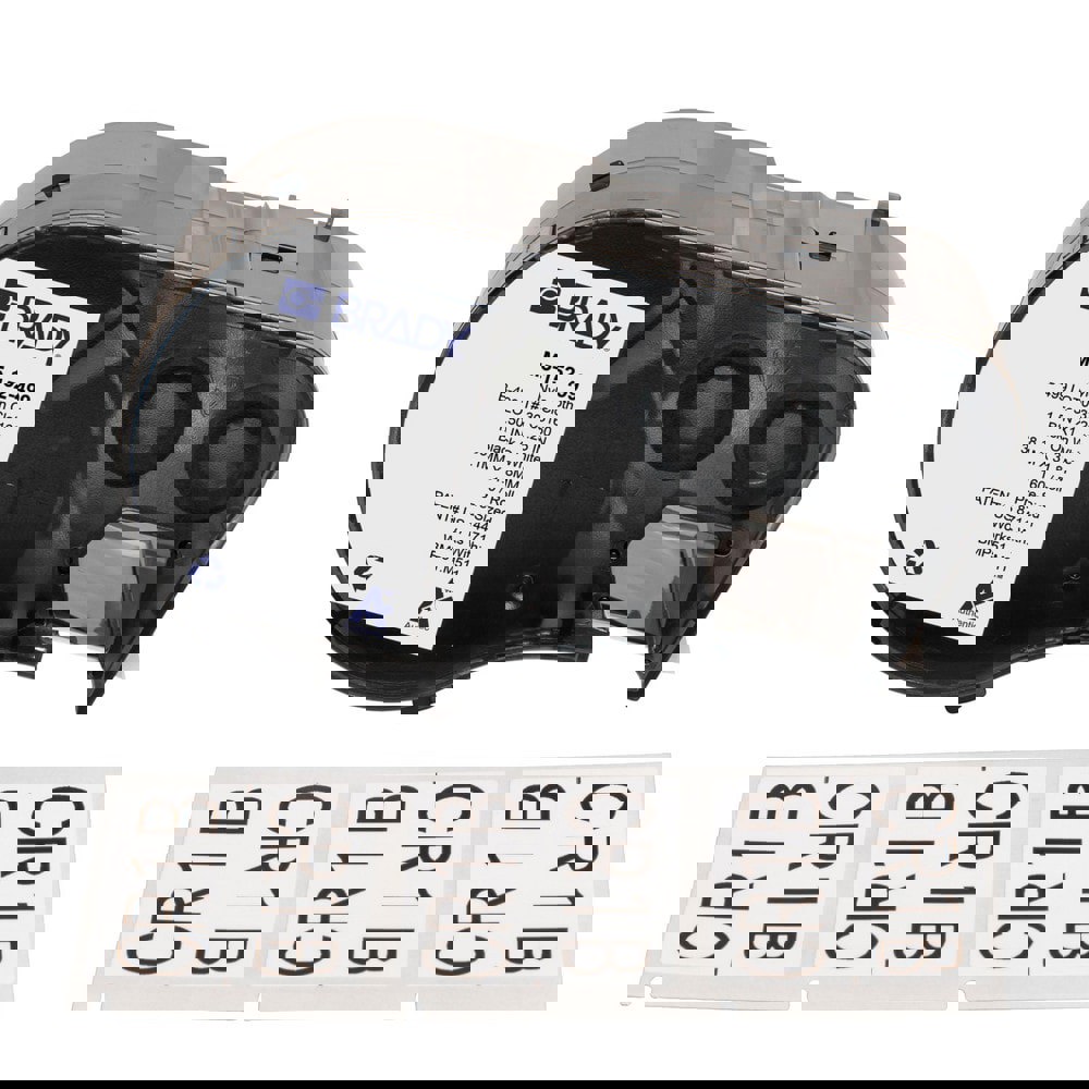 Labels, Ribbons & Tapes; Application: Label Printer Cartridge ; Type: Label Printer Cartridge ; Color Family: White ; Color: Black on White ; Number Of Labels Per Roll: 240 ; Label Diameter (Inch): 3/8