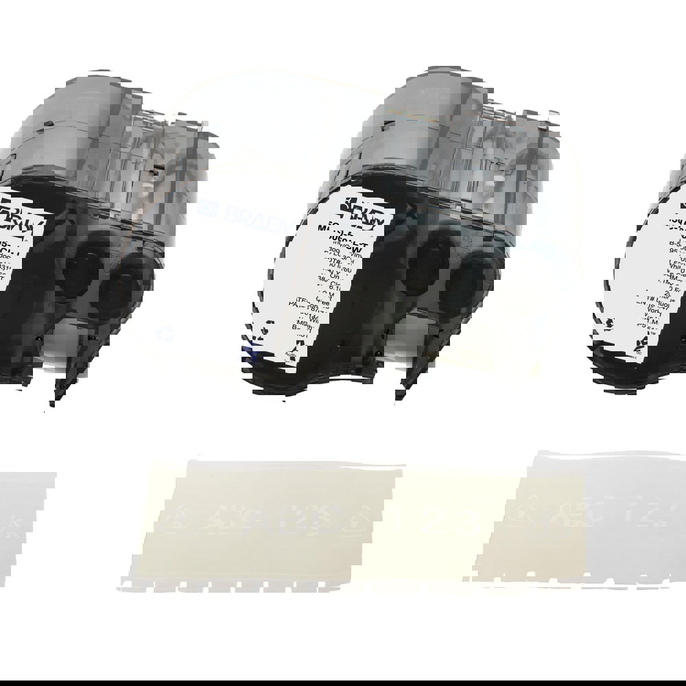 Labels, Ribbons & Tapes; Application: Label Printer Cartridge ; Type: Label Printer Cartridge ; Color Family: Clear ; Color: White on Clear ; For Use With: BMP51; BMP53; M511 ; Material: Vinyl