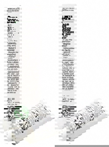 Joint Sealant: 3 oz Tube, Clear, RTV Silicone