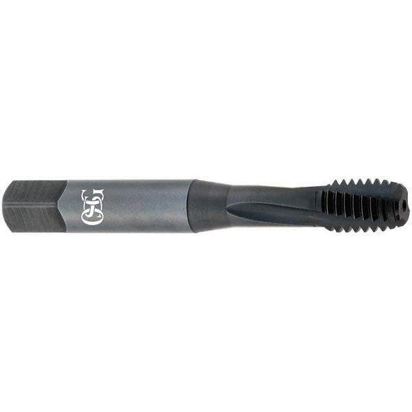 Spiral Flute Tap: 7/8-9 UNC, 4 Flutes, Modified Bottoming, High Speed Steel, Oxide Coated