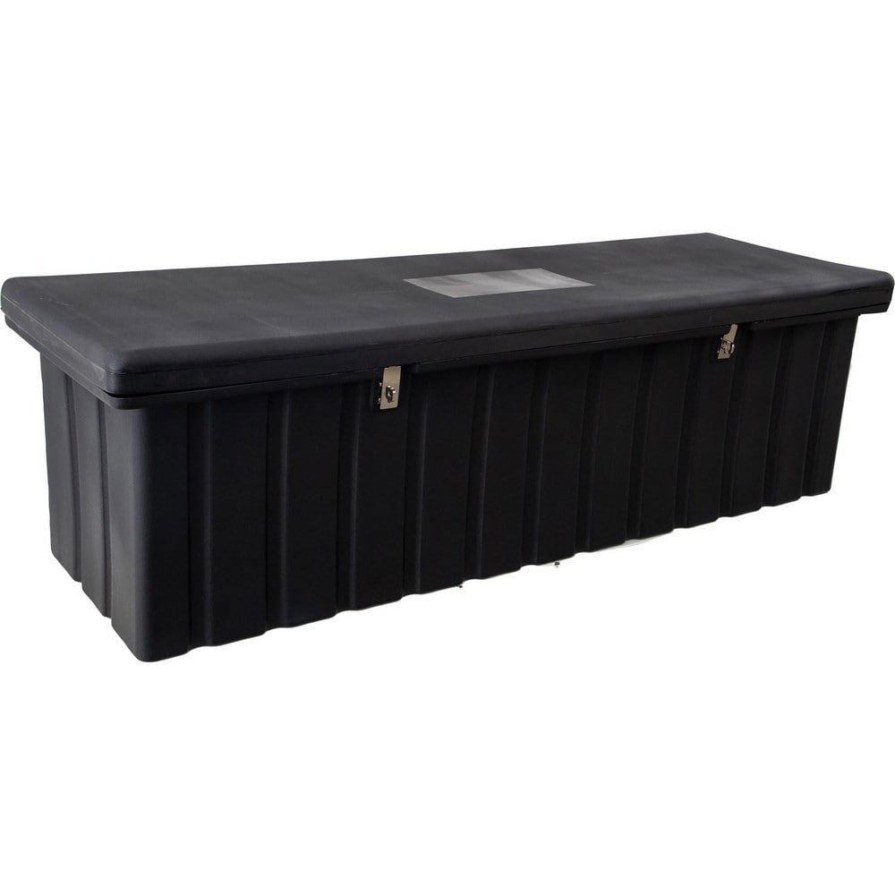 Truck Tool Storage Units; Type: Full-Size Chest ; For Use With: Trucks ; Storage Capacity (Cu. Ft.): 25.4 ; Color: Black ; Material: Polyethylene ; Locking Mechanism: Latch