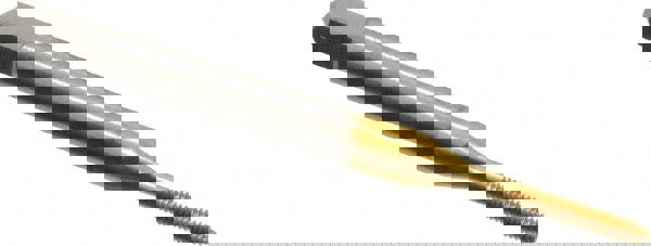 Thread Forming Tap: M1.7x0.35 Metric Coarse, Bottoming, High Speed Steel, TiN Coated