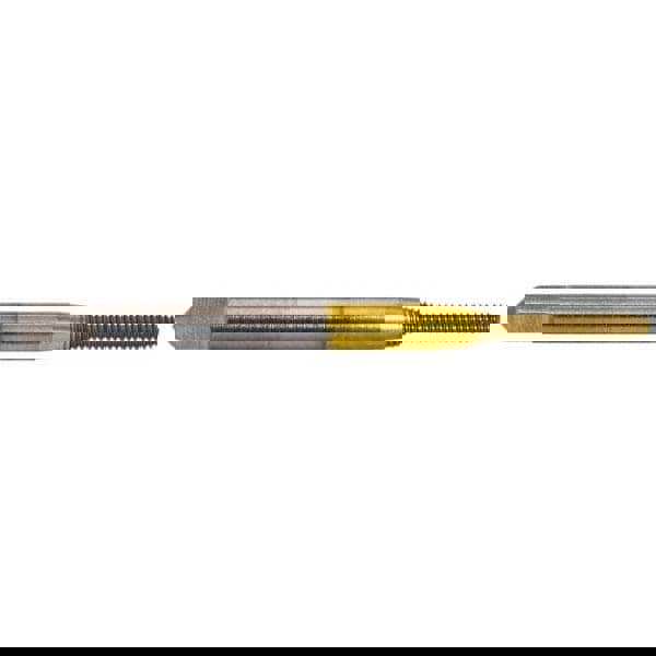 Thread Forming Tap: M1.7x0.35 Metric Coarse, Bottoming, High Speed Steel, TiN Coated