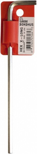 Hex Key: 10.00 mm Hex, Hex End, Extra Long Arm