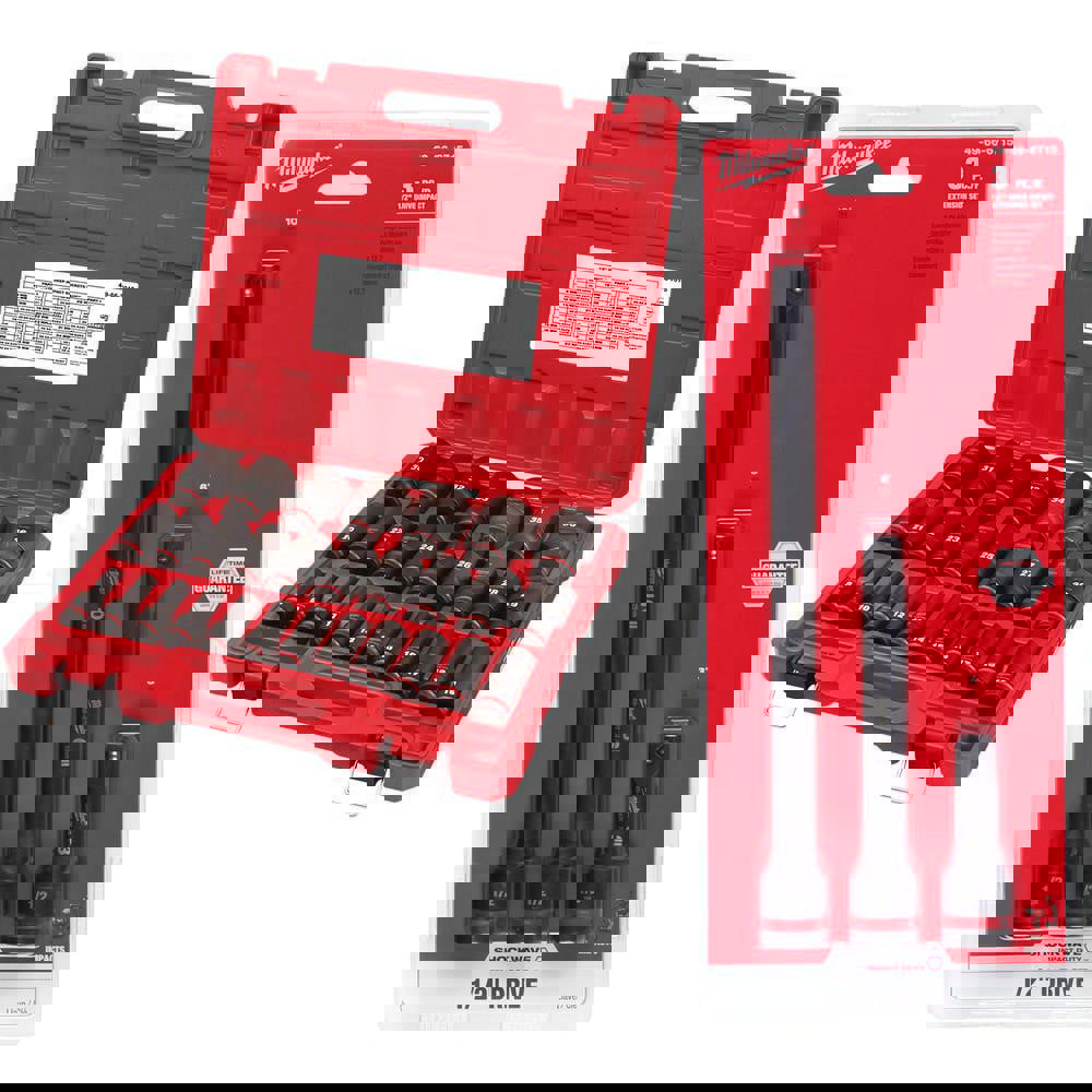 Socket Set: 29 Pc, 8.00 to 36.00