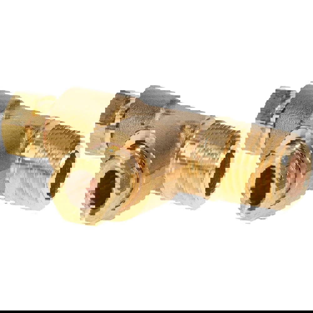 Compression Tube Male Run Tee: 1/4