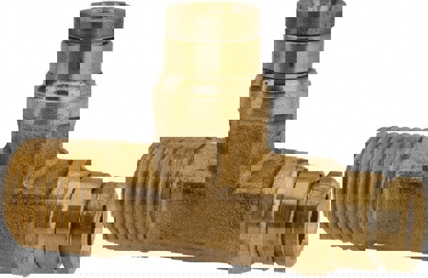 Push-To-Connect Tube to Male & Tube to Male NPT Tube Fitting: Rigid Male Run Tee, 1/4