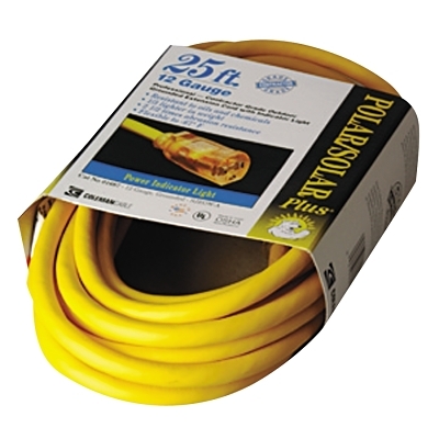 25' POLAR SOLAR PLUS EXTENSION CORD-12/3
