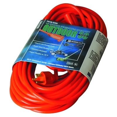 50' 16/3 SJTW-A ORANGE EXT. CORD 3-COND.
