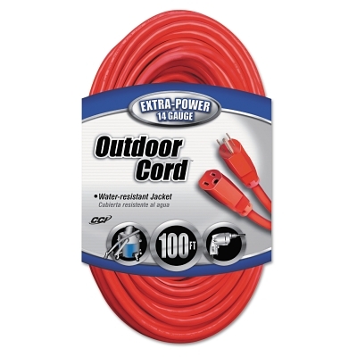 100' 14/3 SJTW-A RED EXTCORD 300V