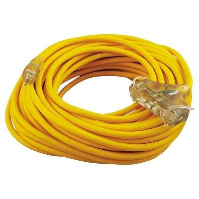 100' 12/3 YELLOW POLAR/SOLAR PLUS W/POWER LIGH