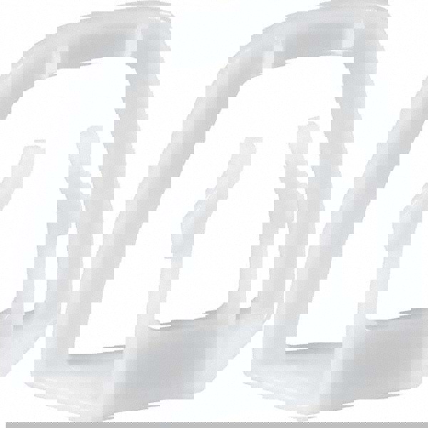 Hard Hat Goggle Clip: High Density Polyethylene, White