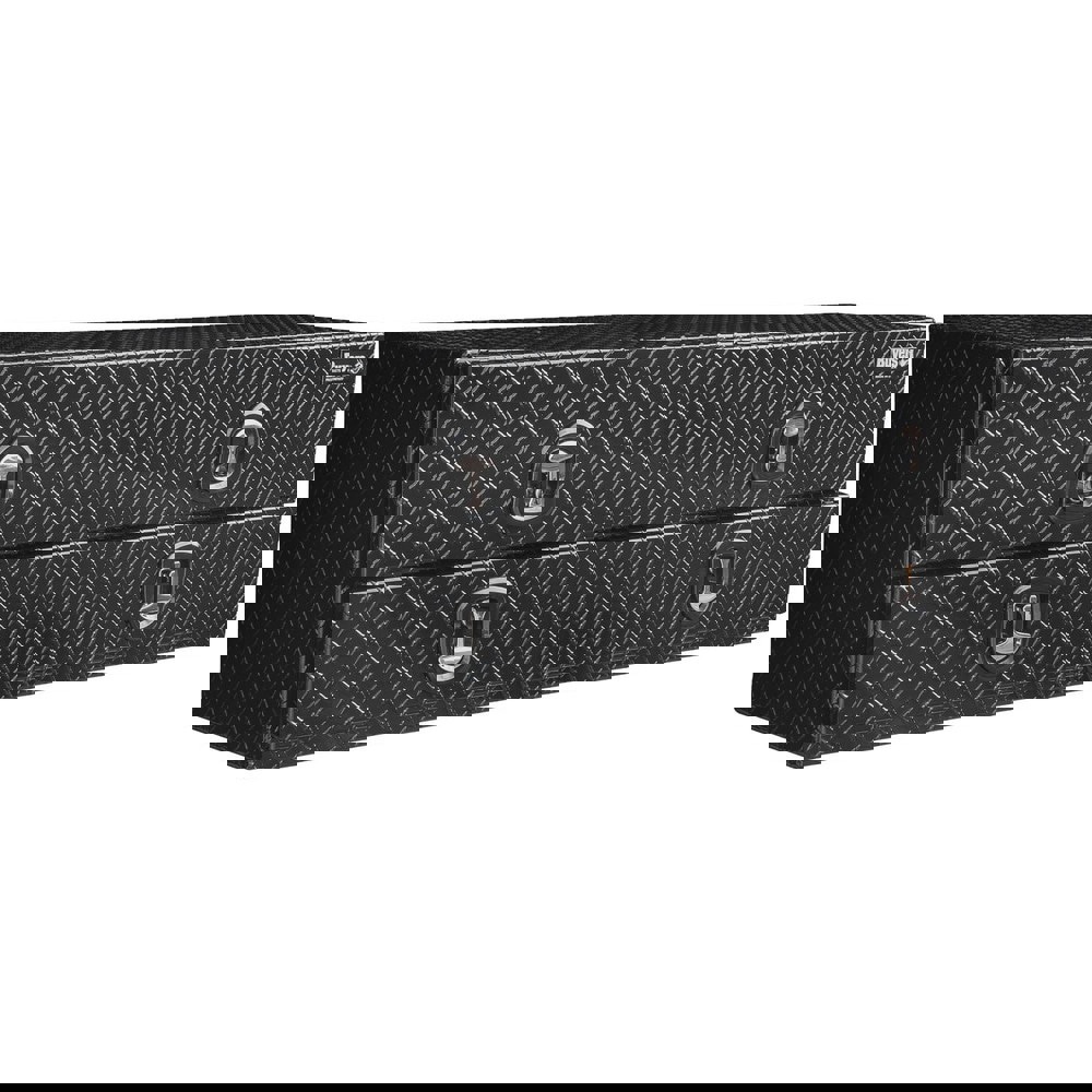 Truck Tool Storage Units; Type: Contractor Box ; For Use With: Trucks ; Storage Capacity (Cu. Ft.): 15.75 ; Color: Diamond Black ; Material: Aluminum ; Locking Mechanism: Latch