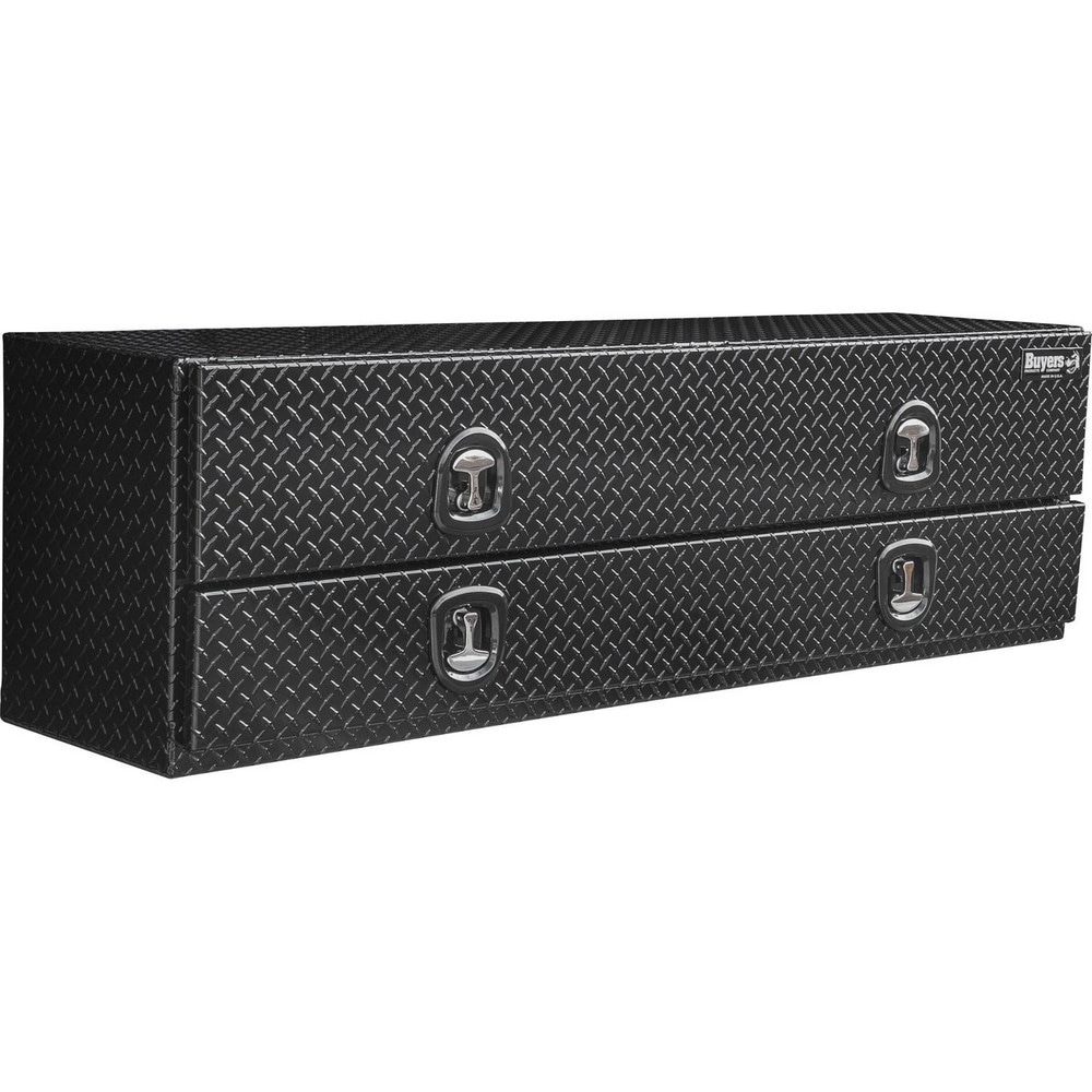 Truck Tool Storage Units; Type: Contractor Box ; For Use With: Trucks ; Storage Capacity (Cu. Ft.): 19.1 ; Color: Gloss Black ; Material: Aluminum ; Locking Mechanism: Latch