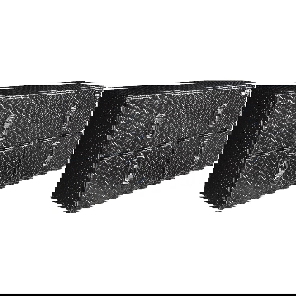 Truck Tool Storage Units; Type: Contractor Box ; For Use With: Trucks ; Storage Capacity (Cu. Ft.): 15.75 ; Color: Diamond Black ; Material: Aluminum ; Locking Mechanism: Latch