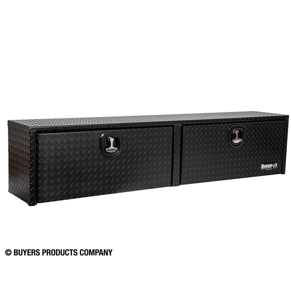 Truck Tool Storage Units; Type: Topside Box ; For Use With: Trucks ; Storage Capacity (Cu. Ft.): 8.61 ; Color: Matte Black ; Material: Aluminum ; Locking Mechanism: Latch