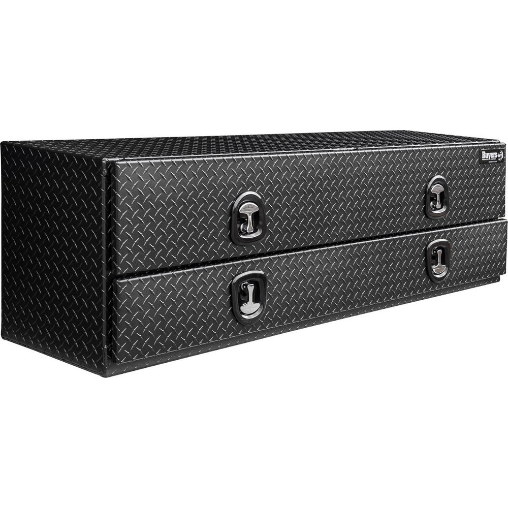 Truck Tool Storage Units; Type: Contractor Box ; For Use With: Trucks ; Storage Capacity (Cu. Ft.): 19.1 ; Color: Matte Black ; Material: Aluminum ; Locking Mechanism: Latch