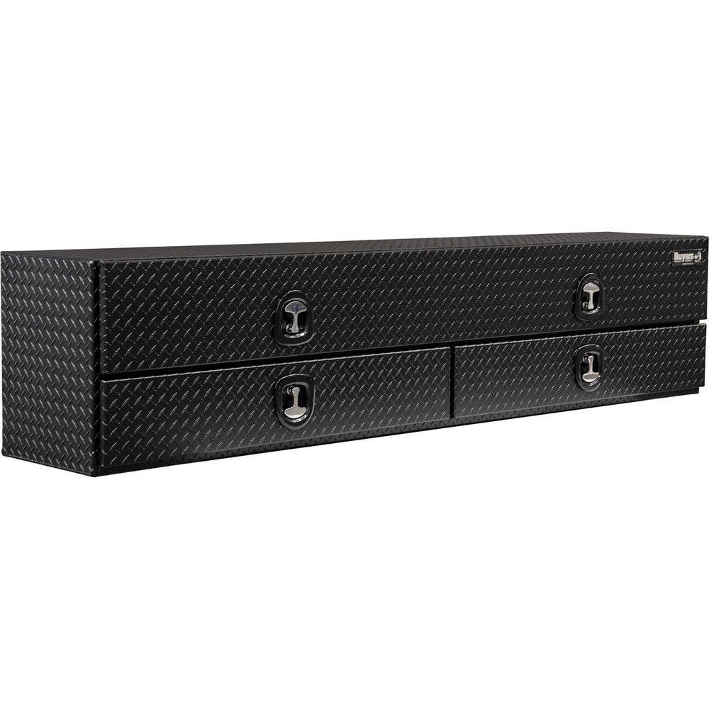 Truck Tool Storage Units; Type: Contractor Box ; For Use With: Trucks ; Storage Capacity (Cu. Ft.): 20.8 ; Color: Matte Black ; Material: Aluminum ; Locking Mechanism: Latch