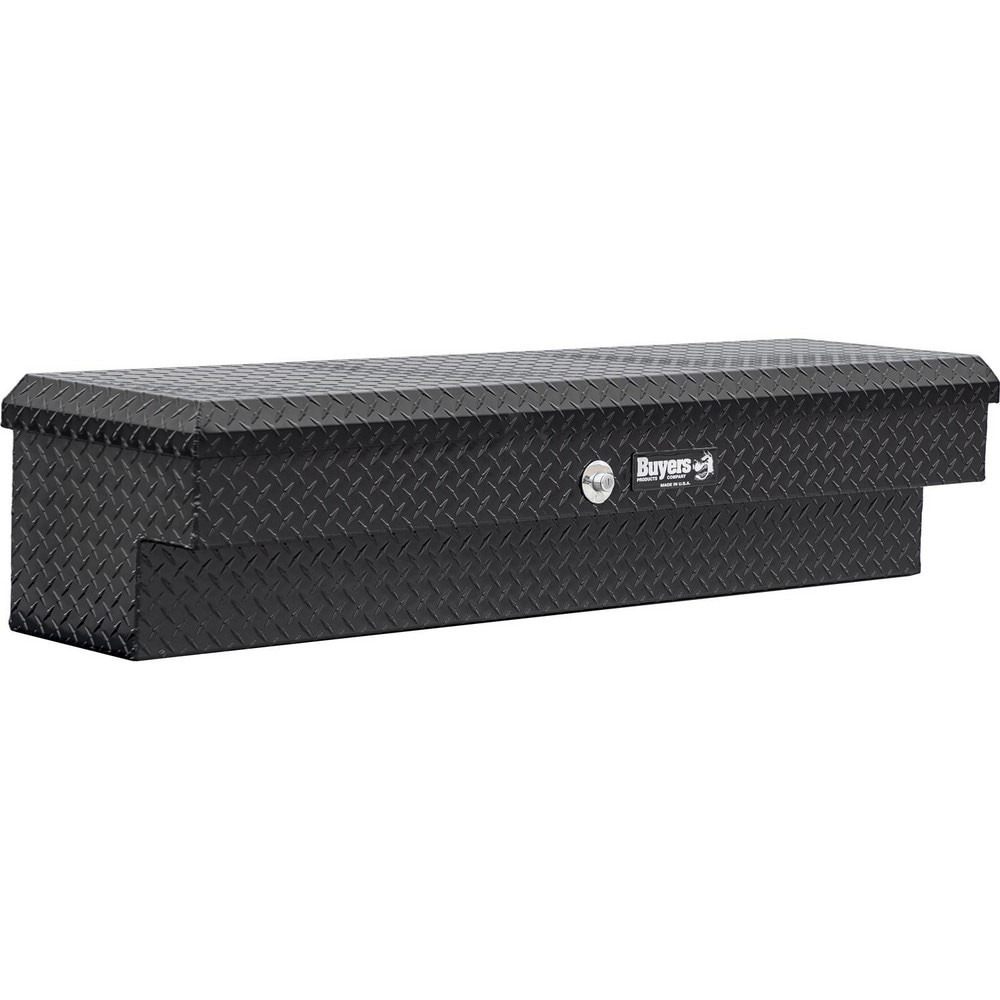 Truck Tool Storage Units; Type: Topside Box ; For Use With: Trucks ; Storage Capacity (Cu. Ft.): 5.62 ; Color: Gloss Black ; Material: Aluminum ; Locking Mechanism: Push-Button