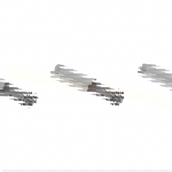 Spiral Flute Tap: #6-32 UNC, 3 Flutes, Modified Bottoming, 3B Class of Fit, Vanadium High Speed Steel, TICN Coated