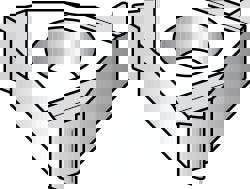 Laydown Threading Insert: LT16NR115NPT KC5010, Solid Carbide