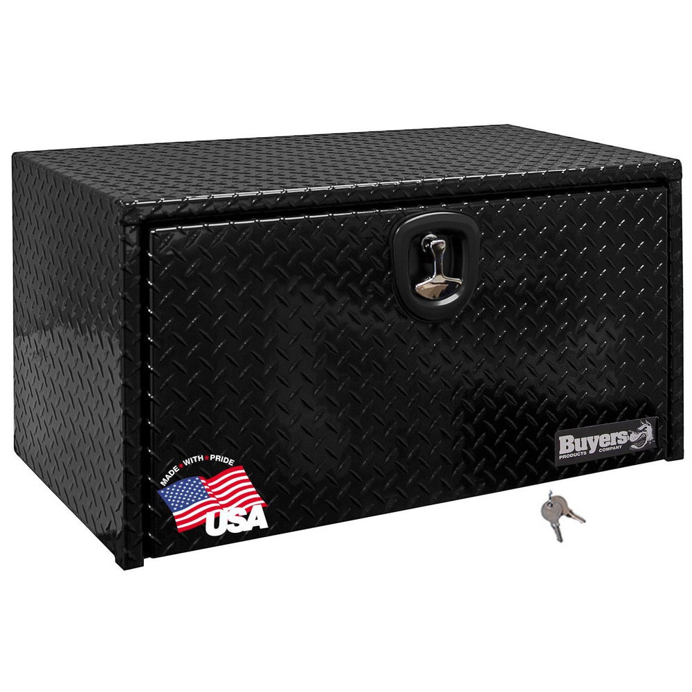 Truck Tool Storage Units; Type: Underbody Box ; For Use With: Trucks ; Storage Capacity (Cu. Ft.): 6.71 ; Color: Black ; Material: Aluminum ; Locking Mechanism: Latch