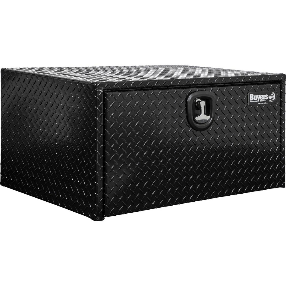 Truck Tool Storage Units; Type: Underbody Box ; For Use With: Trucks ; Storage Capacity (Cu. Ft.): 8.94 ; Color: Black ; Material: Aluminum ; Locking Mechanism: Latch